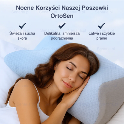 Oddychająca Poszewka z Miękkiej Mikrofibry dla OrtoSen - Senaria