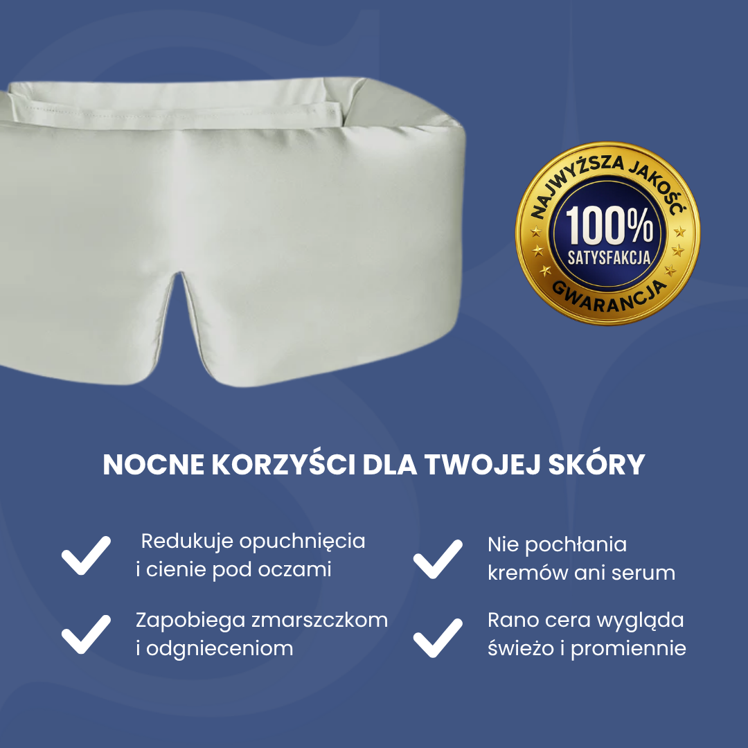 SenLuxe - Saténová čelenka na spaní