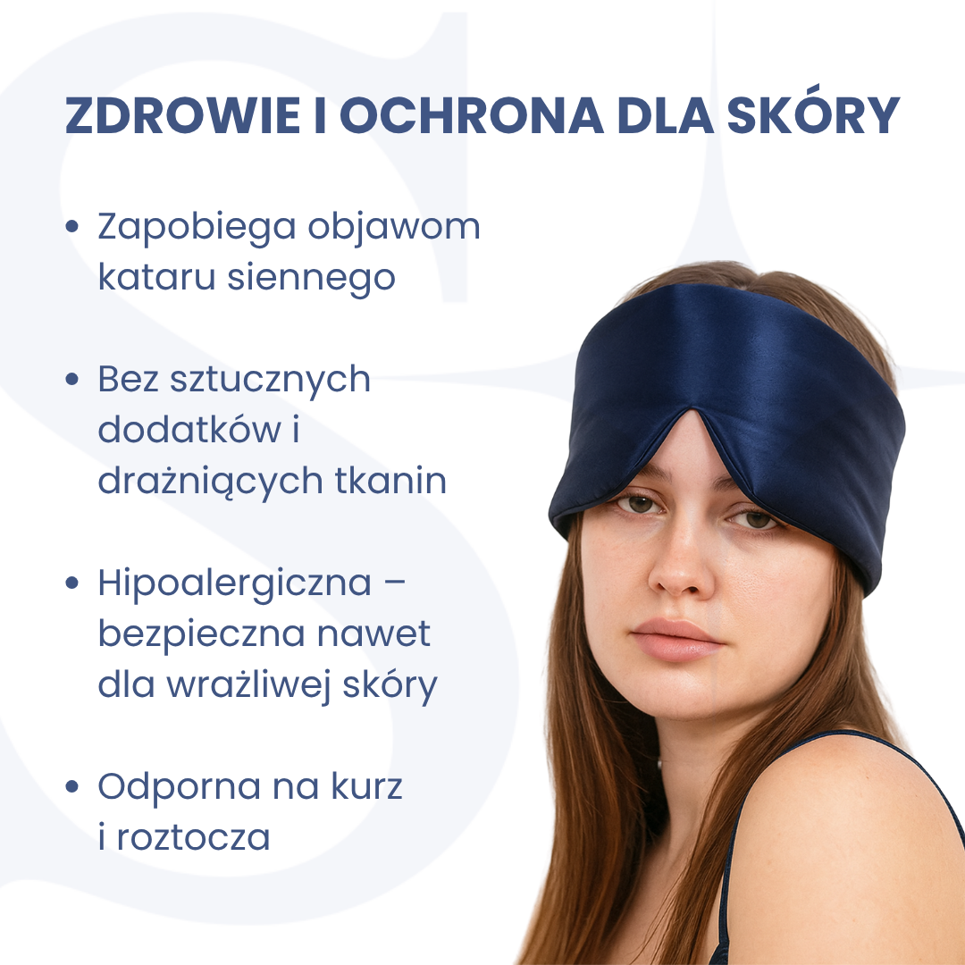 SenLuxe - Saténová čelenka na spaní